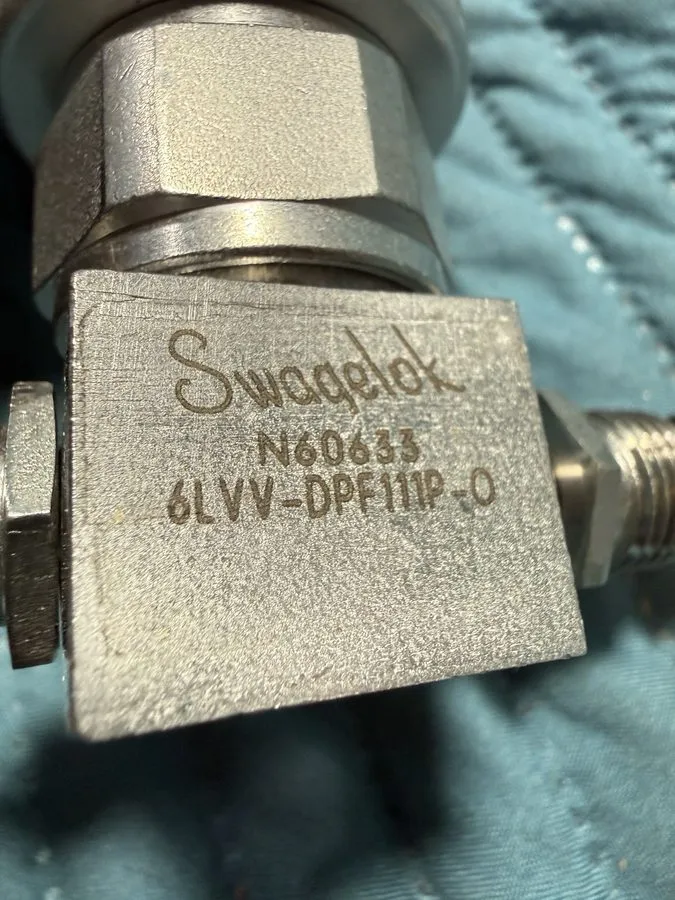 Клапан swagelok 6lvv-dpf111p-o valve — фото лота 1