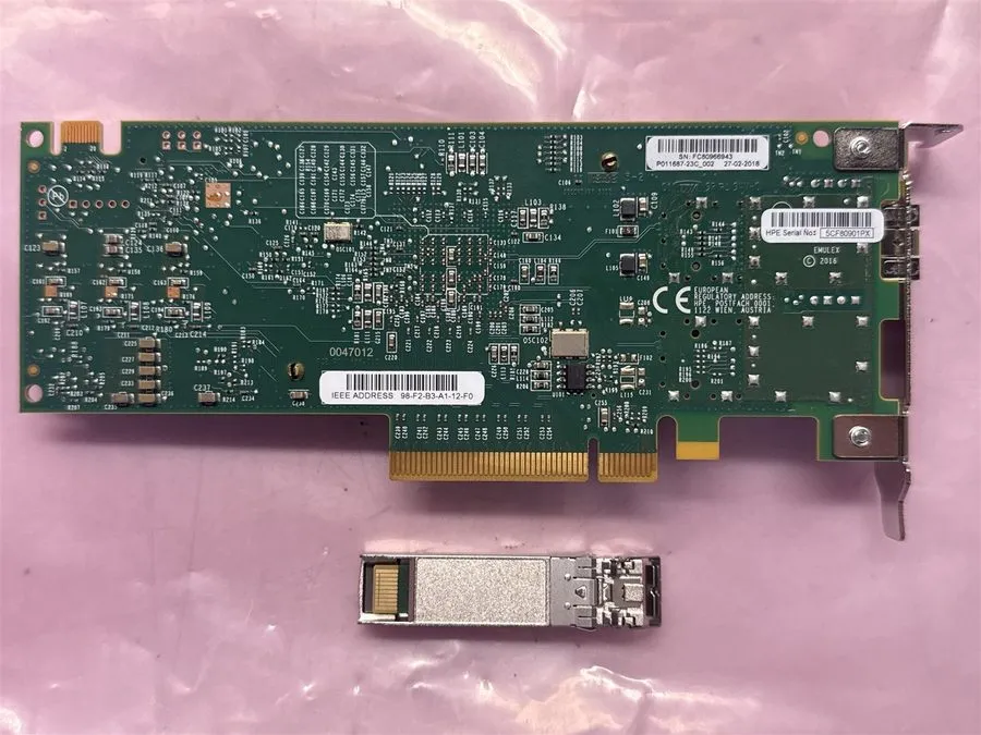 Контроллер HPE Q0L13A SN1200E 16Gb 1 Port FC Fibre Channel HBA 870001-001 W/16G 
