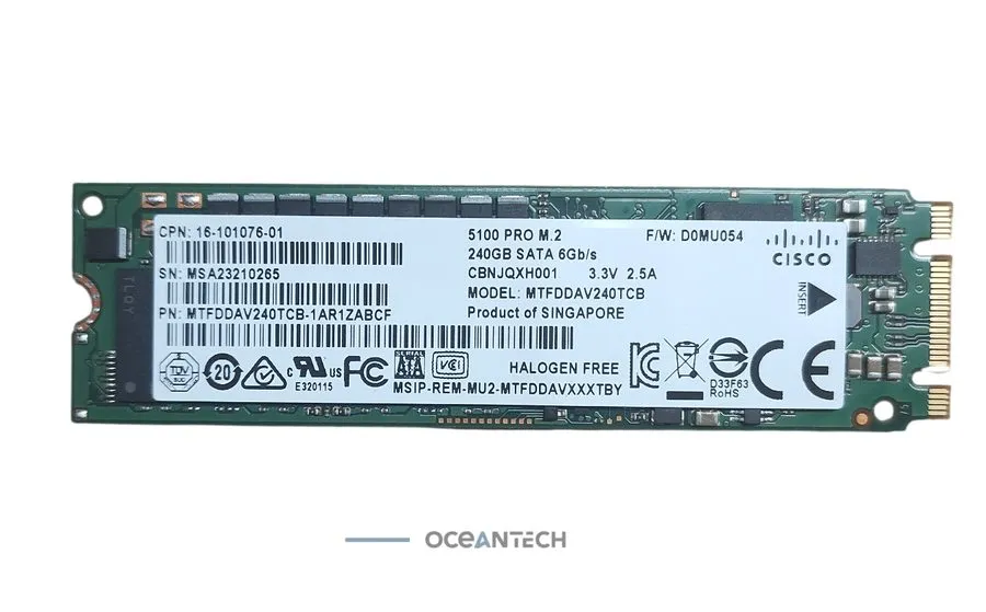 Сервер Dell PowerEdge R740 BOSS 240GB M.2 SATA SSD 0CM88M Micron MTFDDAV240TCB