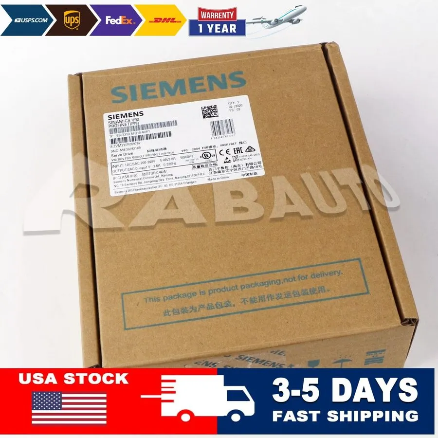 Частотный преобразователь Siemens SINAMICS V90 6SL3210-5FB10-4UF1
