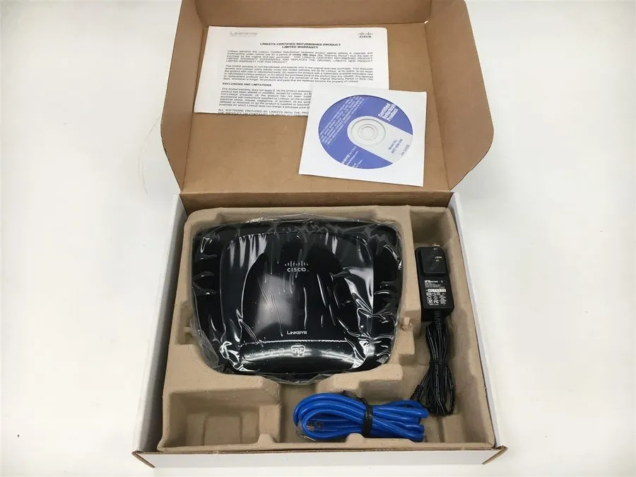 Маршрутизатор LINKSYS WRT160N V2 300 Mbps 4-Port 10/100 WIRELESS N ROUTER