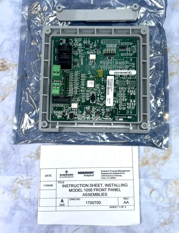 Датчик Rosemount 24361-00 Front Panel Display Assembly 1056 Analyzer Screen