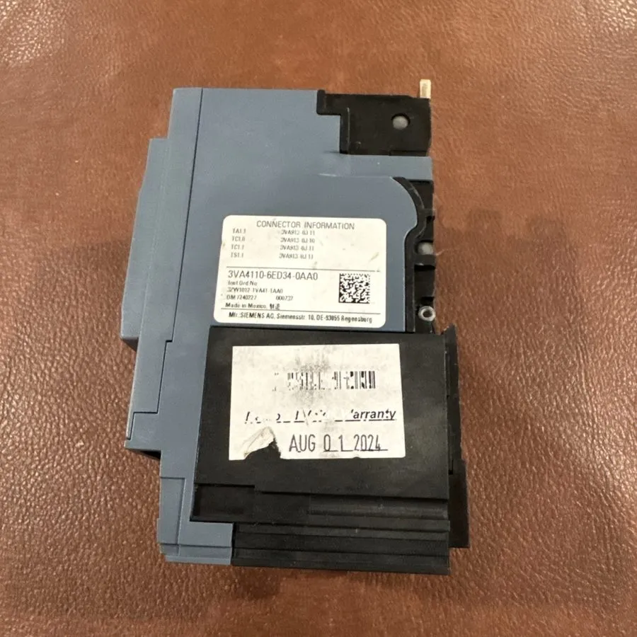 Автоматический выключатель Siemens 3VA4110-6ED34-0AA0 100 Amp 600Y/347 VAC 3 Pol