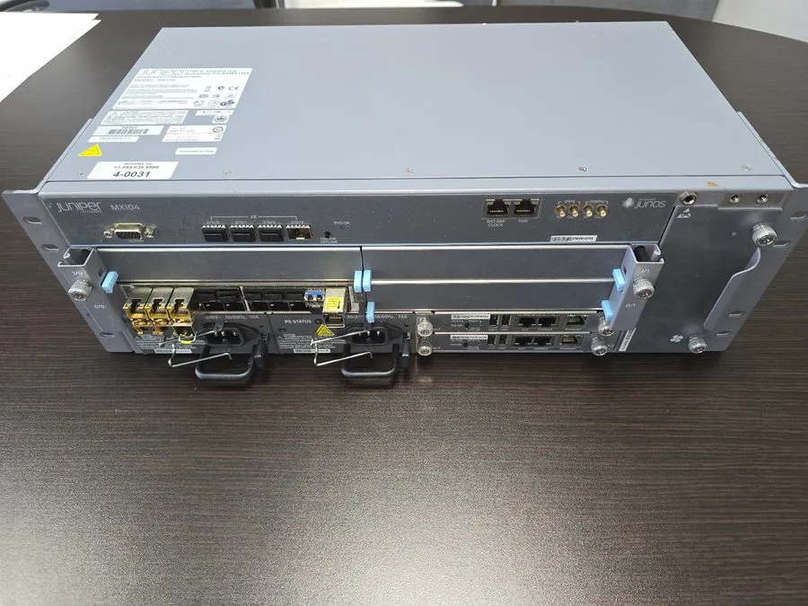 Маршрутизатор Juniper MX104 MIC-3D-2XGE-XFP x4 RE-S-MX104-S-A Dual AC Power