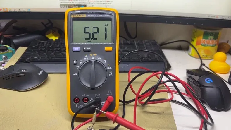 Мультиметр Fluke digital multimeter 15B+instrument automatic range AC/DC 1000V v