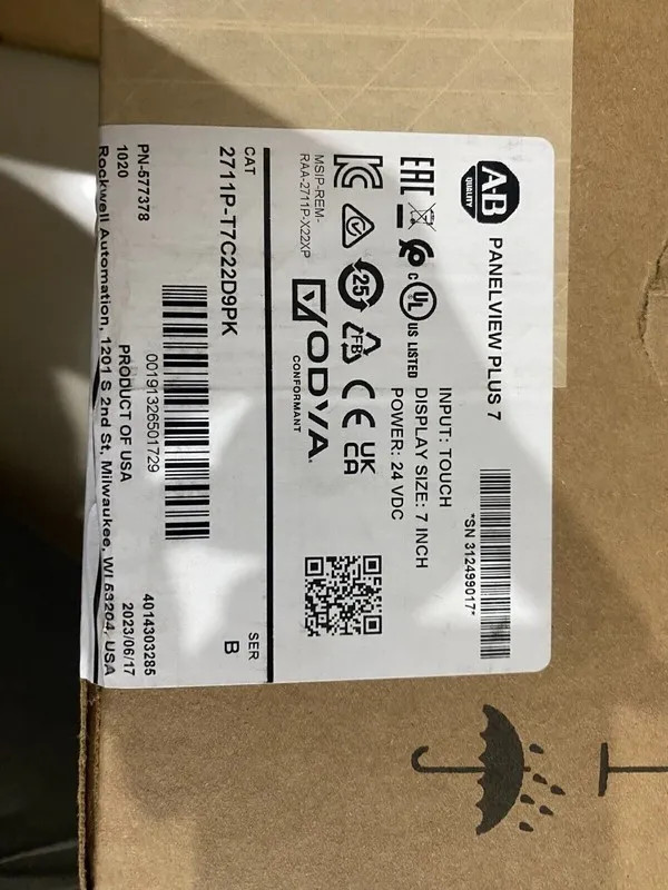 Панель оператора 2711P-T7C22D9PK 1PC PLC PANEL VIEW PLUS 7 HMI AB
