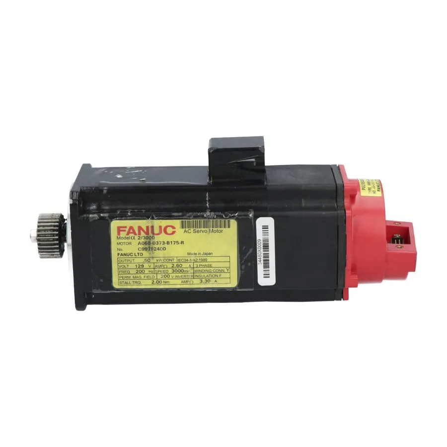 Серводвигатель Fanuc A06B0373B175R AC Servo Motor a2/3000 0.4kW 3000rpm
