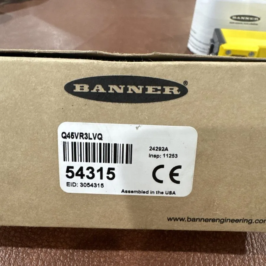 Фотоэлектрический датчик Banner, Q45VR3LVQ, Photoelectric Sensor 54315