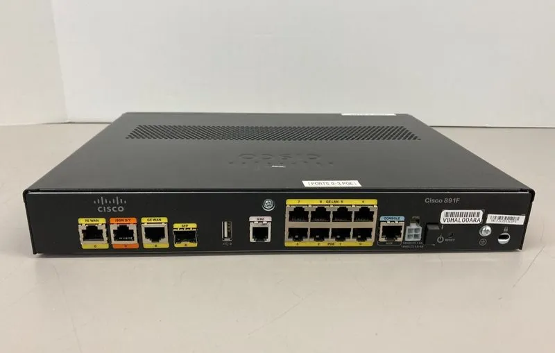 Маршрутизатор CISCO C891F 8-Port Gigabit Ethernet Integrated Services Router — фото лота 2