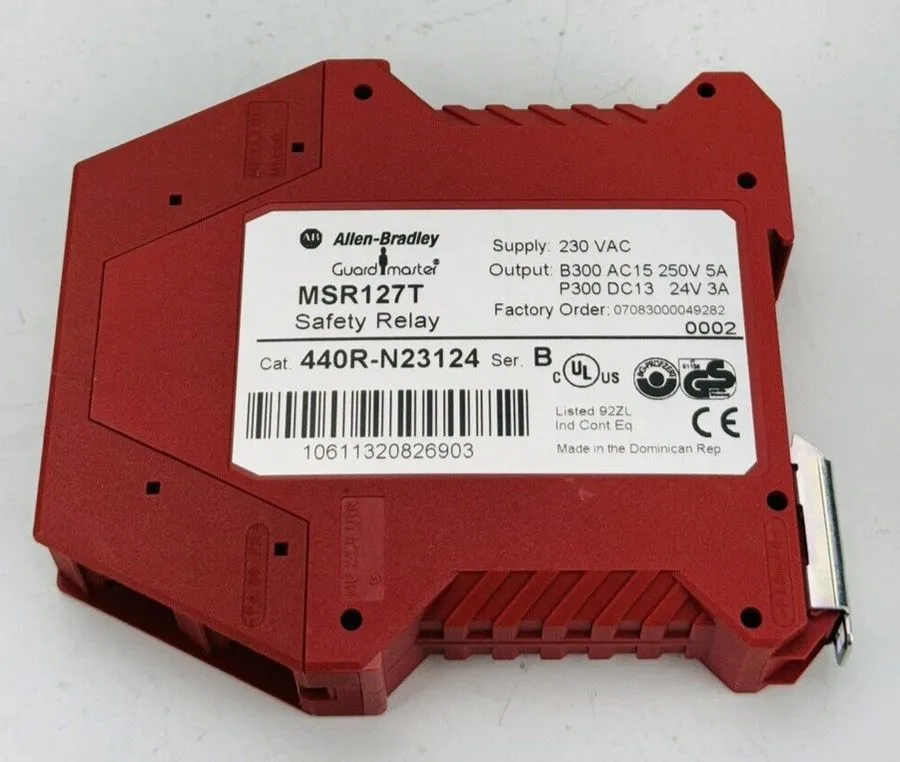 Реле безопасности Allen-Bradley 440R-N23124 Guardmaster MSR127T Safety Relay