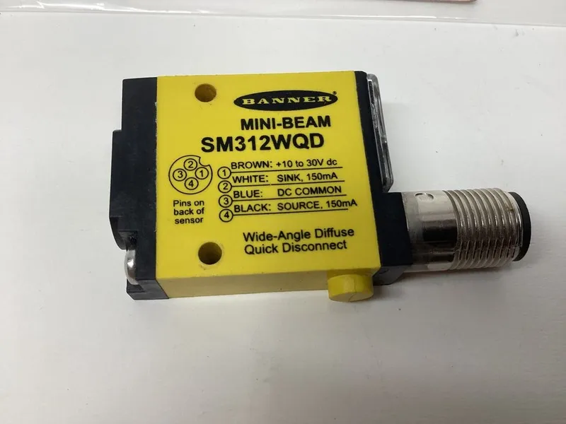 Фотоэлектрический датчик BANNER SM312WQD Photoelectric Switch Sensor — фото лота 1