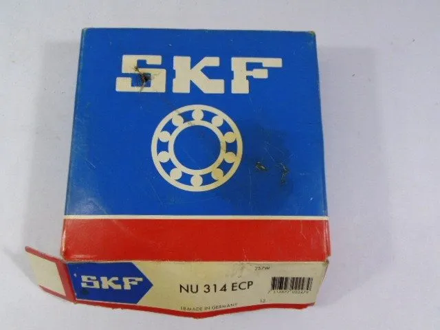 Подшипник SKF NU-314-ECP Bearing 70mm Bore 150mm OD 35mm Width ! !