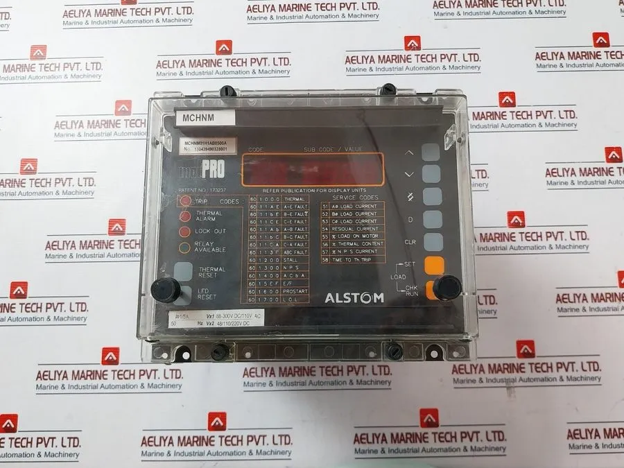 Реле защиты Alstom MCHNM01H1AB0500A Protection Relay 1/5A 50HZ 88-300VDC/110V