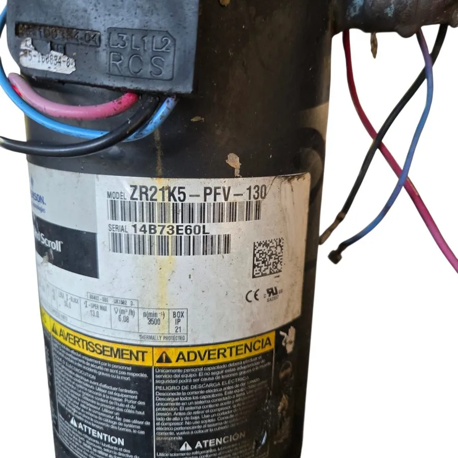 Компрессор Copeland Scroll AC Compressor ZR21K5-PFV-130 R-22 208-230V