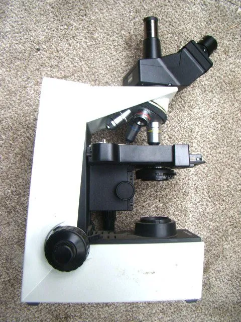 Объектив микроскопа Olympus trinocular Microscope Model CH30RF100 Excellent.