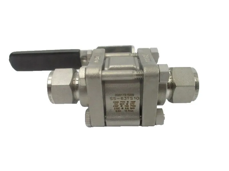 Клапан Swagelok SS-63TS10 Stainless Steel 3-Piece 60 Series Ball Valve FNSP — фото лота 1