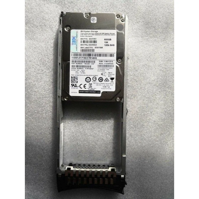 Жёсткий диск IBM 00AR323 2.5" 600GB 15K SAS 12Gbs HDD 00AR391 Storwize V7000 Gen