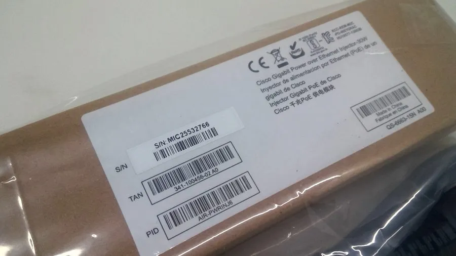 Точка доступа Wi-Fi Cisco Aironet Power Injector 30w 802.3at PoE Access Point AI