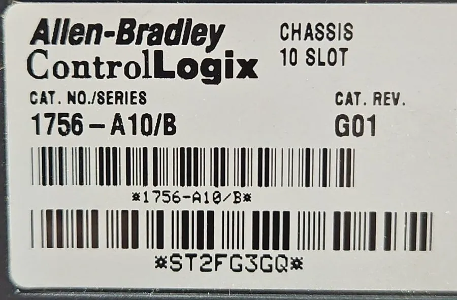 ПЛК Allen Bradley 1756-A10/B Controllogix PLC Chassis 1756A10 W43