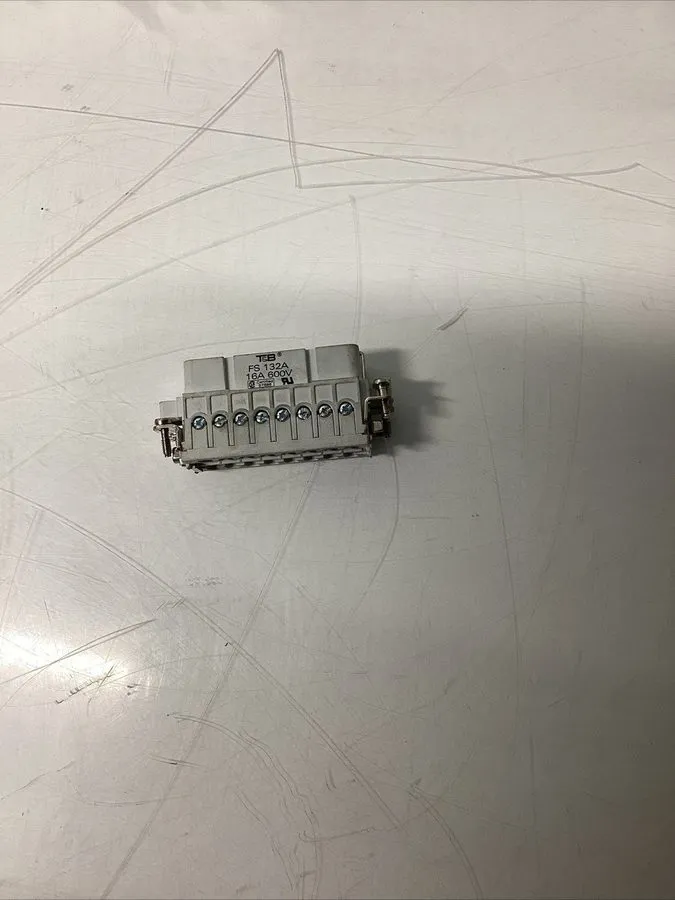 Разъём Harting FS132A Han 32A 32-Pin Female Connector Insert 16A 600V S-506 — фото лота 2