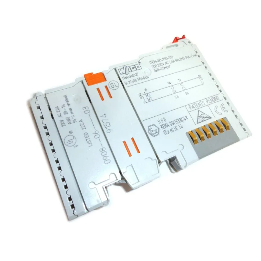 Модуль ввода-вывода Wago 750-513 2NO Output Module Relay 250VAC 2.0A