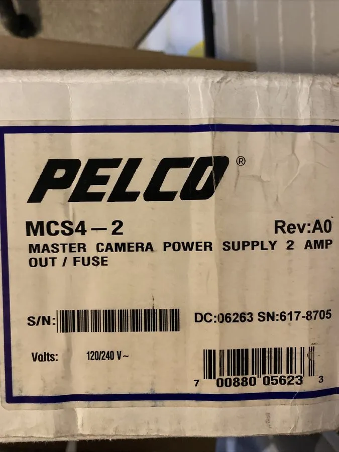 Блок питания PELCO MCS4-2 Power Supply Camera 2Amp 4 Out Swealed
