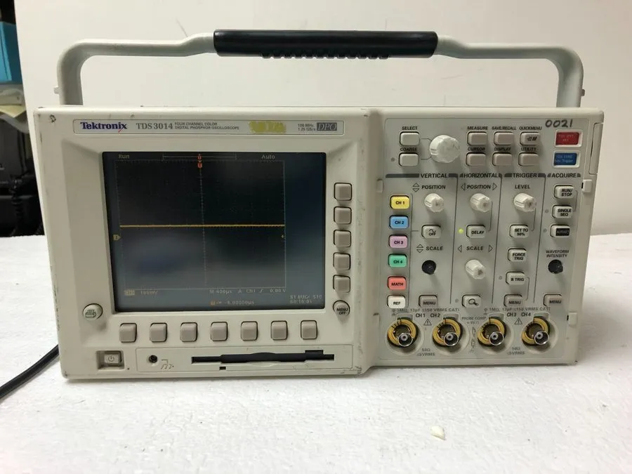 Осциллограф Tektronix TDS3014 100MHz 1.25GS/s 4CH Color Digital Phosphor Oscillo