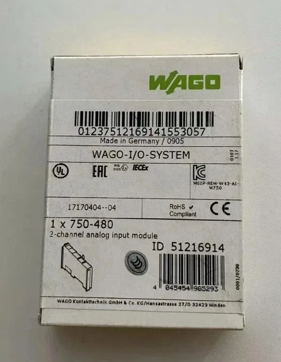 ПЛК WAGO 750-480 Buscoupler DeviceNet Module PLC Adapter