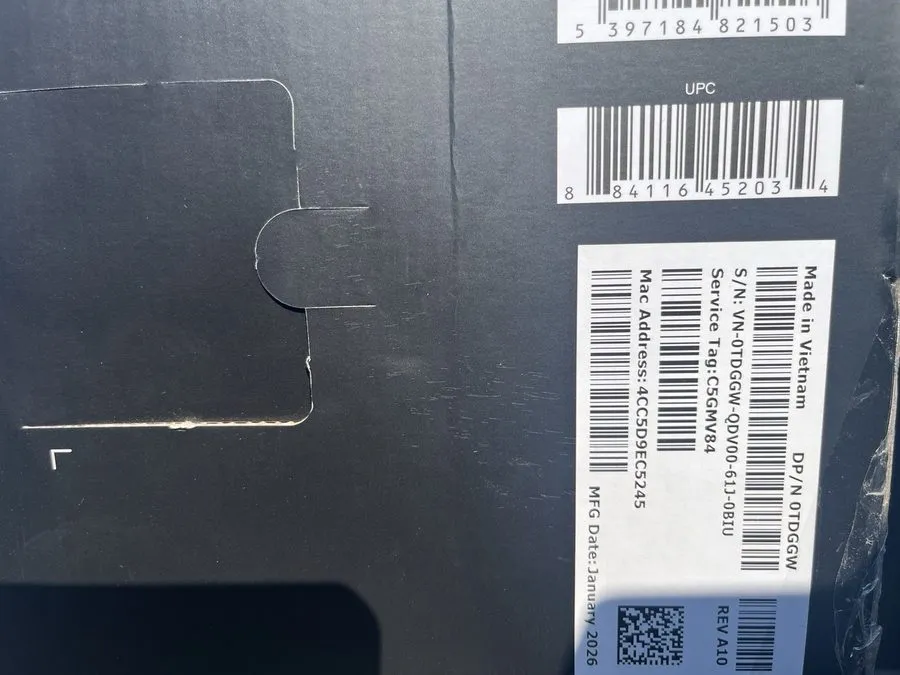 Монитор Dell UltraSharp U3425WE 34" USB-C Hub Curved, WONT POWER ON DESCRIPTION