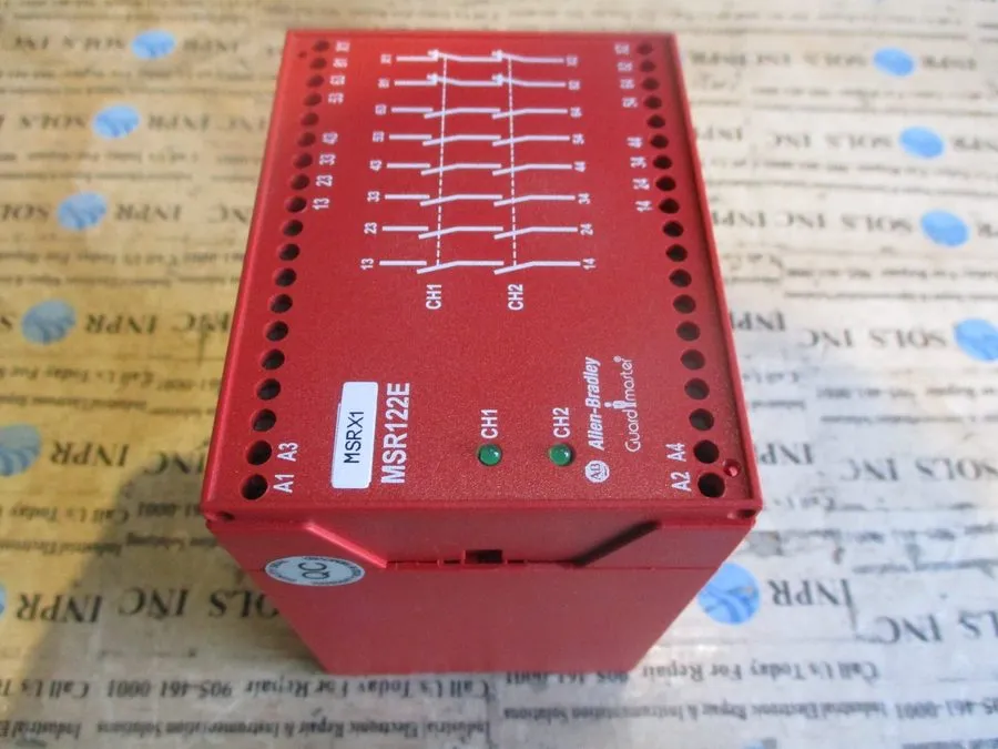 Реле безопасности Allen Bradley 440R-E21357 Series A GuardMaster Relay MSR122E 1
