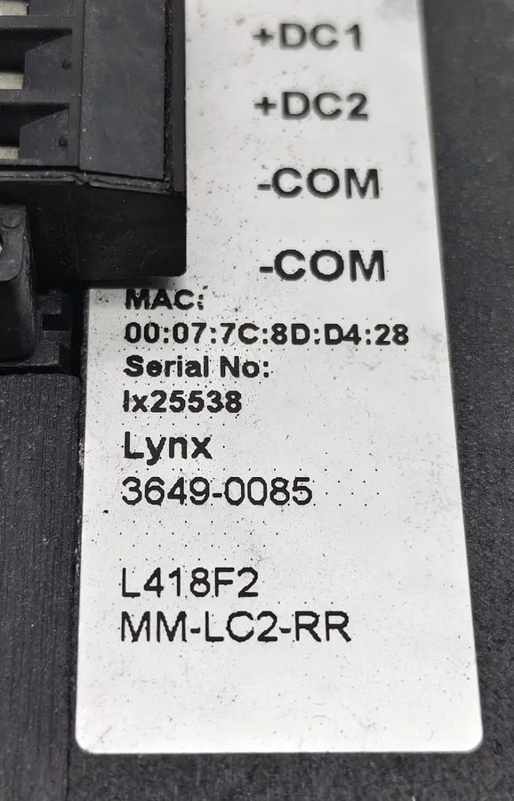 Коммутатор WESTERMO LYNX L418-F2 MM-LC2-RR MANAGED INDUSTRIAL ETHERNET SWITCH — фото лота 1