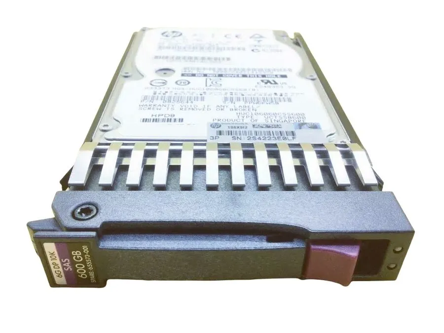 Жёсткий диск 655477-B21 655573-001 HP 600GB 10K 6G SFF 2.5'' Sas Hdd