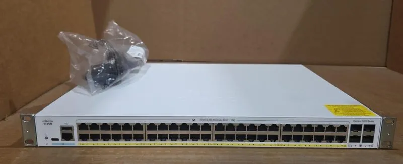 Коммутатор CISCO C1200-48P-4G 48-port PoE+ Gigabit Managed Switch 4SFP — фото лота 1