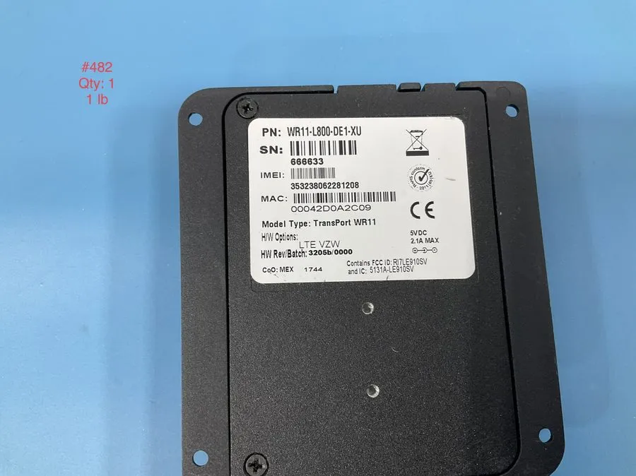 IIoT-устройство BNIN! DIGI TRANSPORT WR11 LTE VZW WR11-L800-DE1-XU