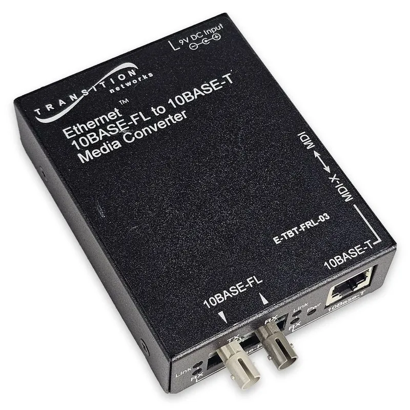 Медиаконвертер Transition Networks SEPOE1013-180 10Base-FL to 10Base-T PoE Media