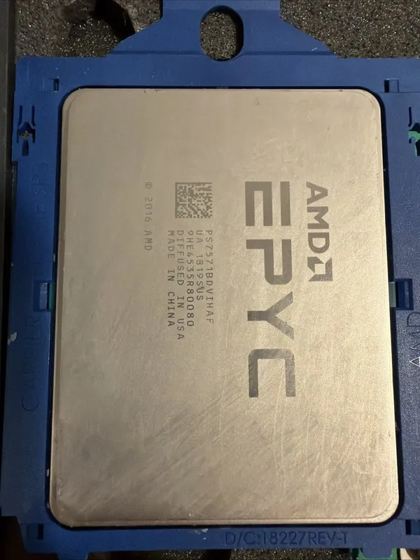 Процессор AMD epyc 7571 32 core 64 threads 64MB 200W 2.20GHz sp3 CPU processor