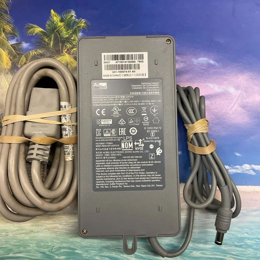 Коммутатор AcBel ADF019 Cisco 341-100574-01 Switching Power Adapter 12V 5.83A 70