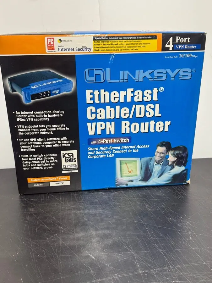 Маршрутизатор Linksys EtherFast BEFVP41 4-Port 10/100 Wired Router