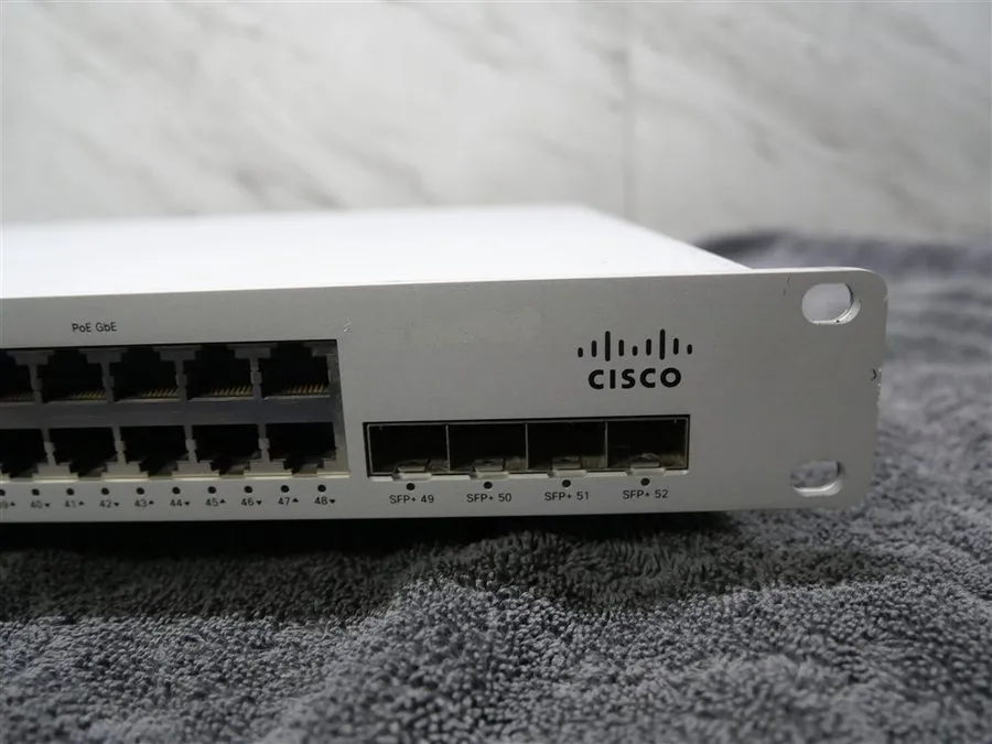 Коммутатор Cisco Meraki MS225-48LP-HW 48-Port 370W PoE+ 4xSFP Switch -UNCLAIMED