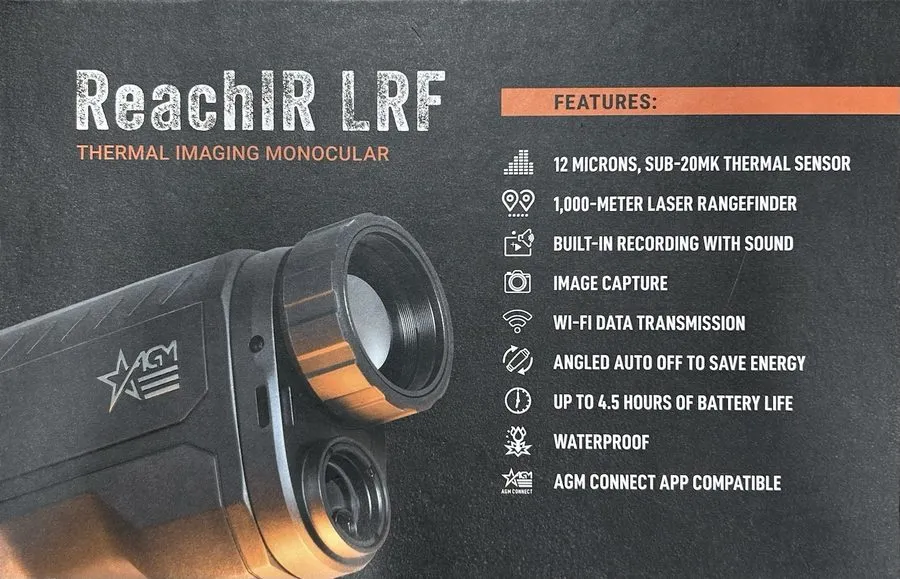 Оптико-электронная система AGM ReachIR LRF 50-640 Thermal Monocular 640x512 / 12