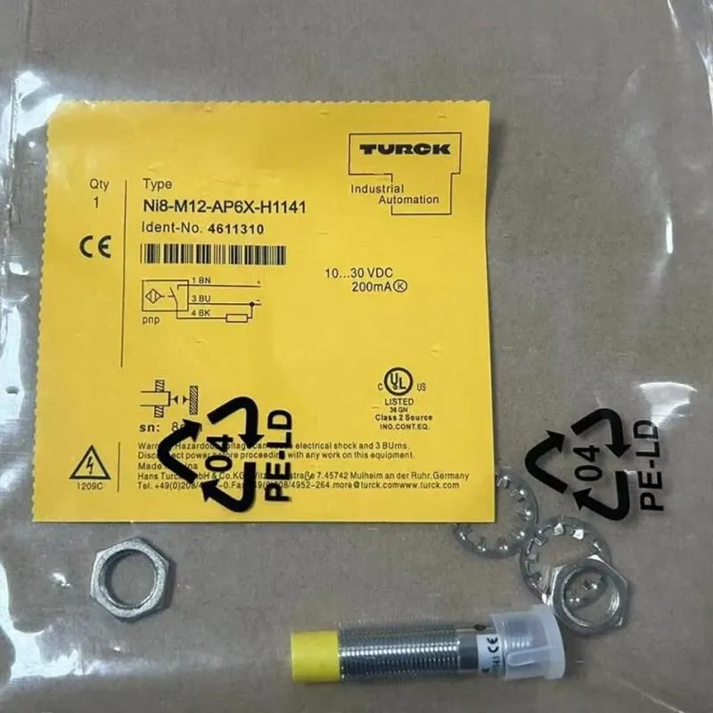 Датчик приближения Turck Ni8-M12-AP6X-H1141 Inductive Proximity Sensor, 8mm, 10-