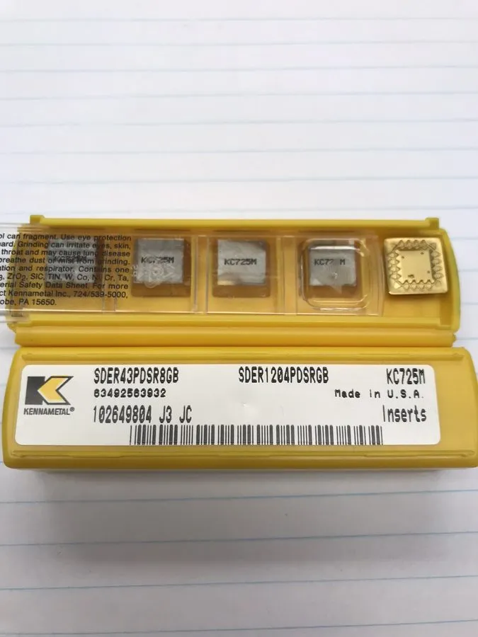 Режущий инструмент SDER43PDSR8GB KC725M KENNAMETAL INSERT (loc M14)