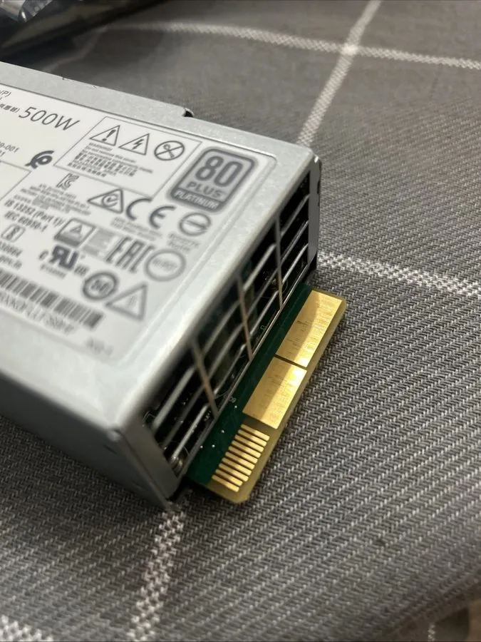 Блок питания HP 865398-001 ProLiant DL380 G10 500W 1U Server Power Supply G10 — фото лота 2