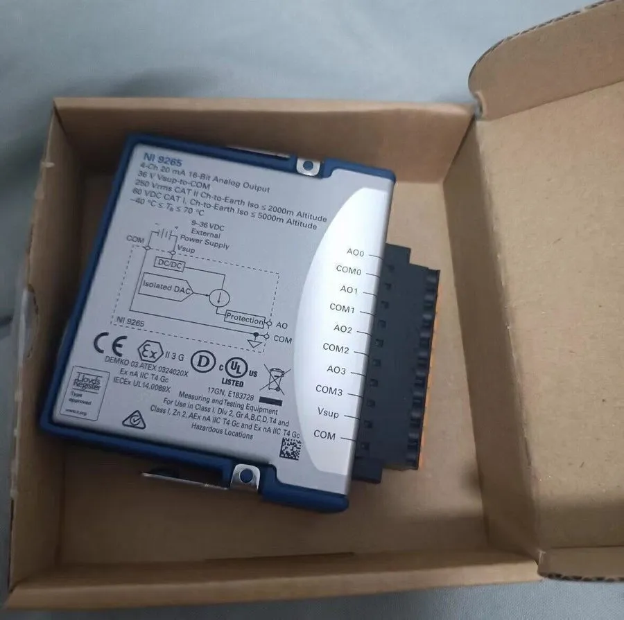 Модуль National Instruments NI-9265 4 Channel/Analog Output 20mA Module