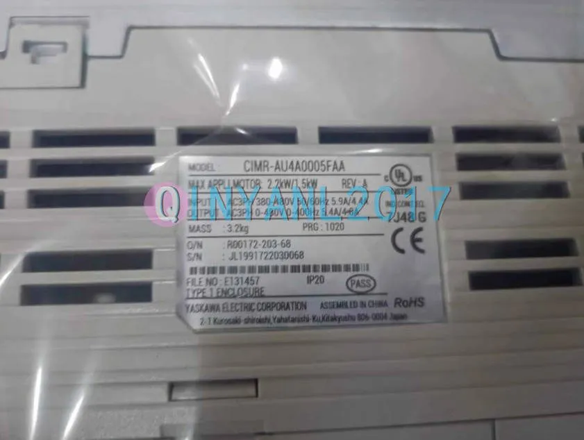 Частотный преобразователь YASKAWA A1000 AC Drive CIMR-AU4A0005FAA Frequency conv