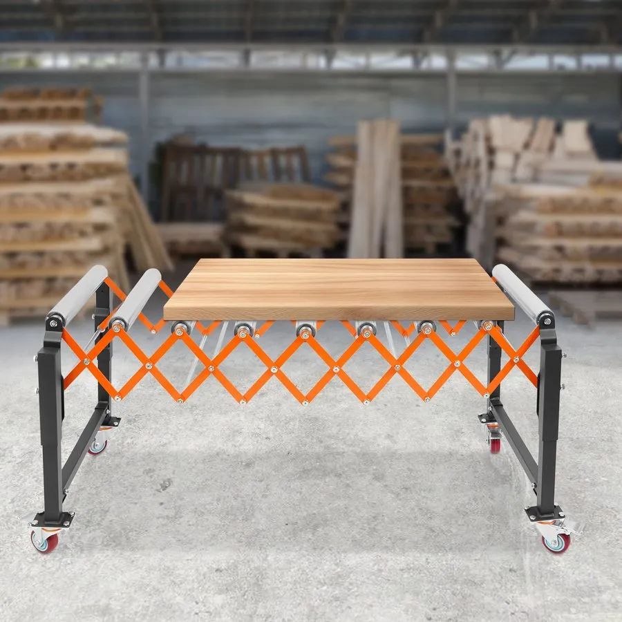 Конвейер 9-Roller Adjustable Machine Expandable Conveyor Table Conveyor 80kg/176