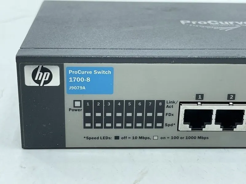 Коммутатор HP ProCurve 1700-8 8 Port Fast Ethernet Switch (7x 100Mbps, 1x 1Gbps) — фото лота 2