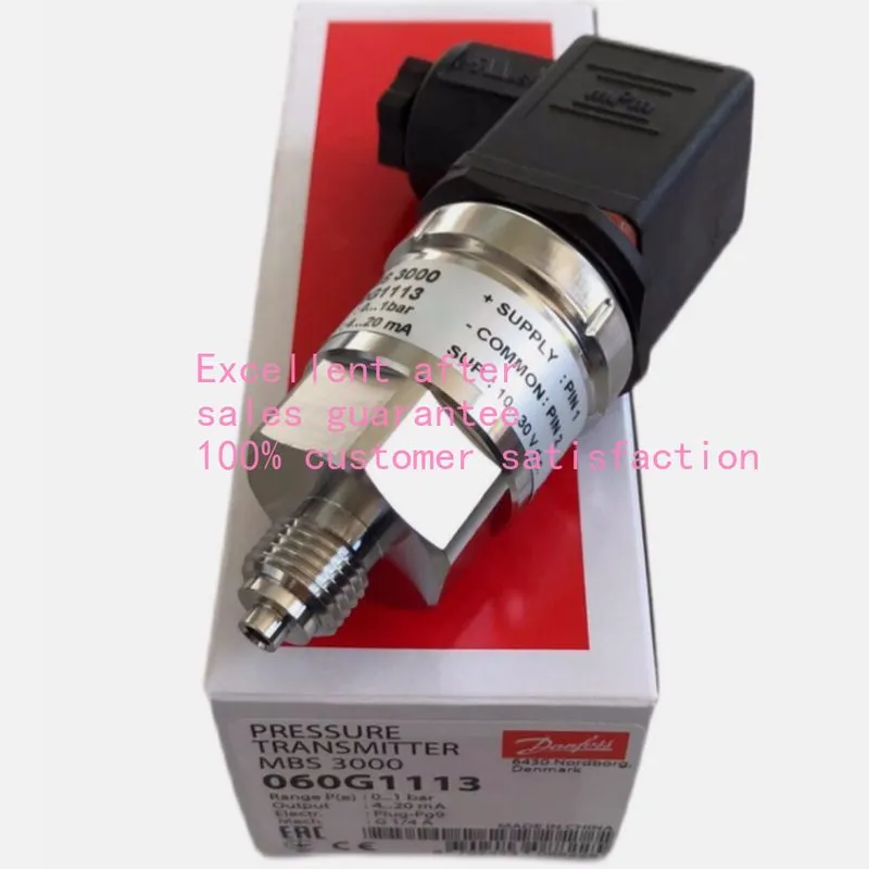 Датчик давления Danfoss MBS 3000 060G1113 Pressure Transmitter 4-20mA 0-1 bar — фото лота 1