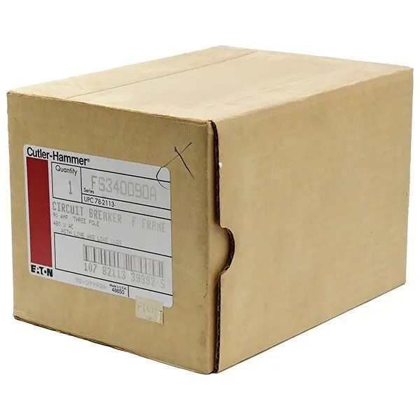 Автоматический выключатель FS340090A Eaton/Cutler Hammer 90A 480V 3P Circuit Bre