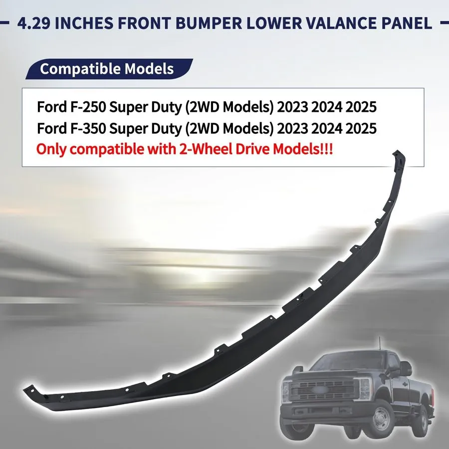4.29 inches Front Bumper Lower Valance Panel PC3Z-17626-BA Compat...